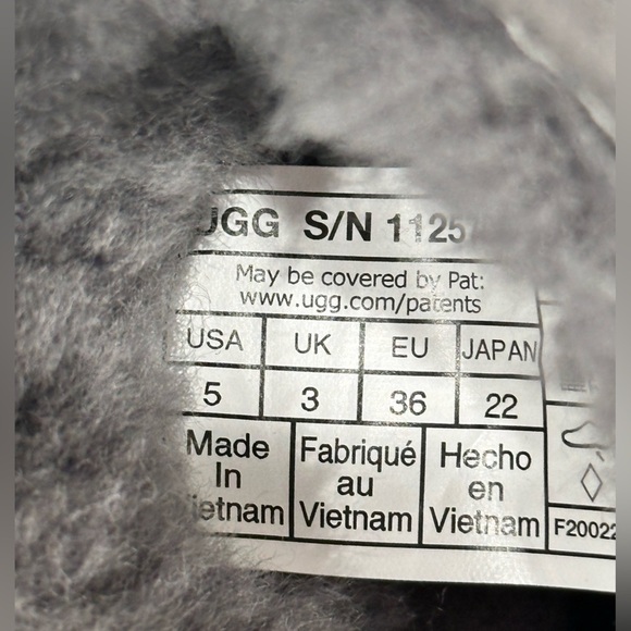Ugg Cory II Boots Charcoal Gray Suede Shearling Classic Mini Short Ankle Sz 5 - Picture 16 of 16